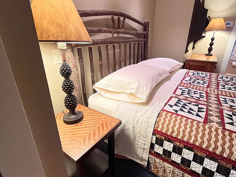 Antiques and bespoke furniture throughout.