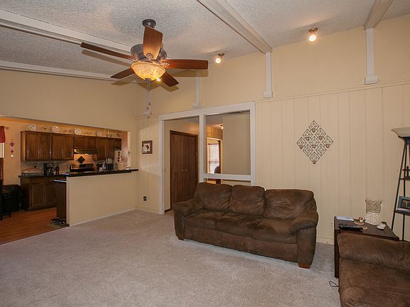 Living room open to kitchen