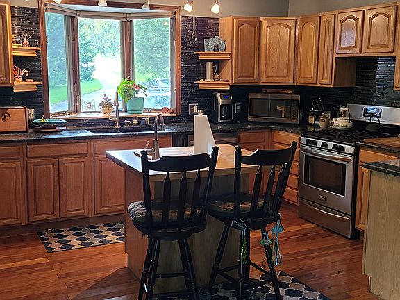 Kitchen with granite