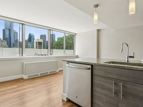 Studio floor plan features an open concept layout with a spacious living area