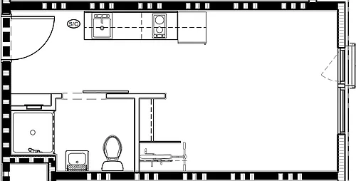 Floor plan Studio