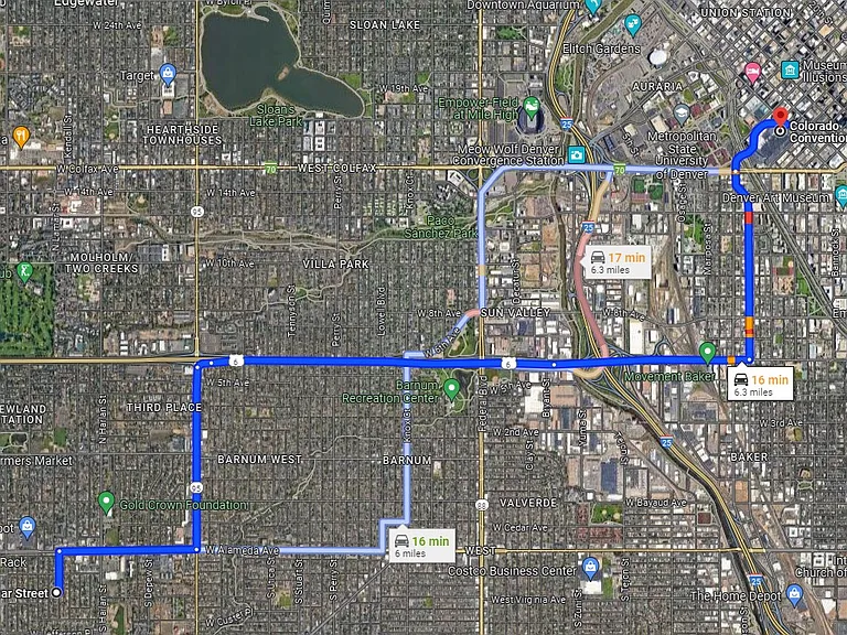 Great Location. Close to Belmar and 15 minutes to get downtown Denver