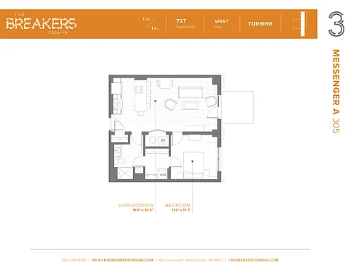 Floor plan Messenger A