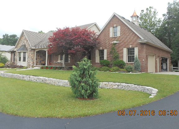 Side view of home