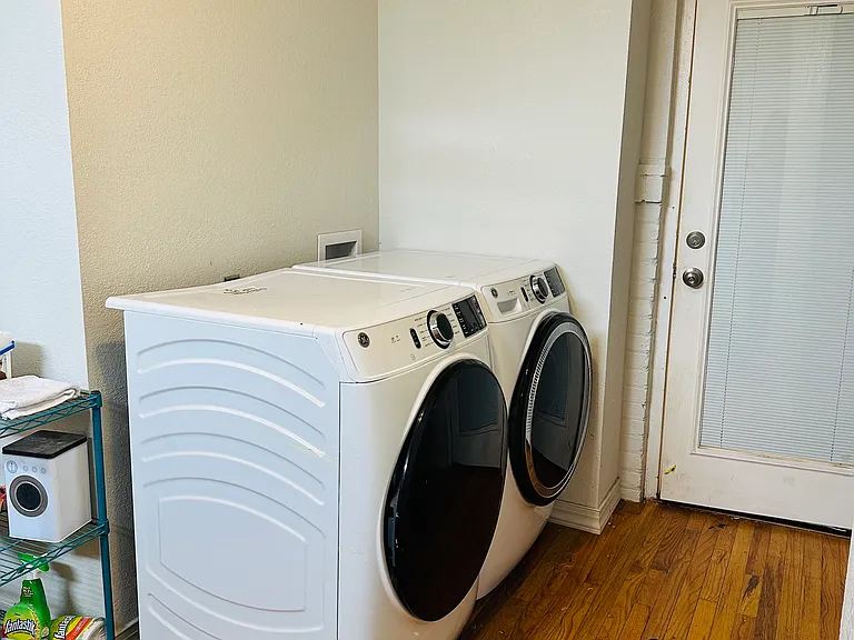 Shared full size washer/dryer with 1 other tenant