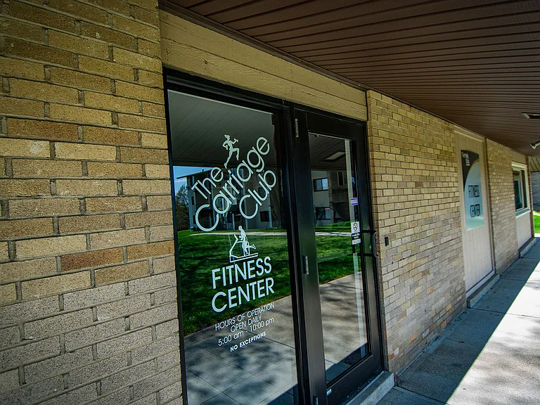 Carriage Park Apartments Fitness Center Entry