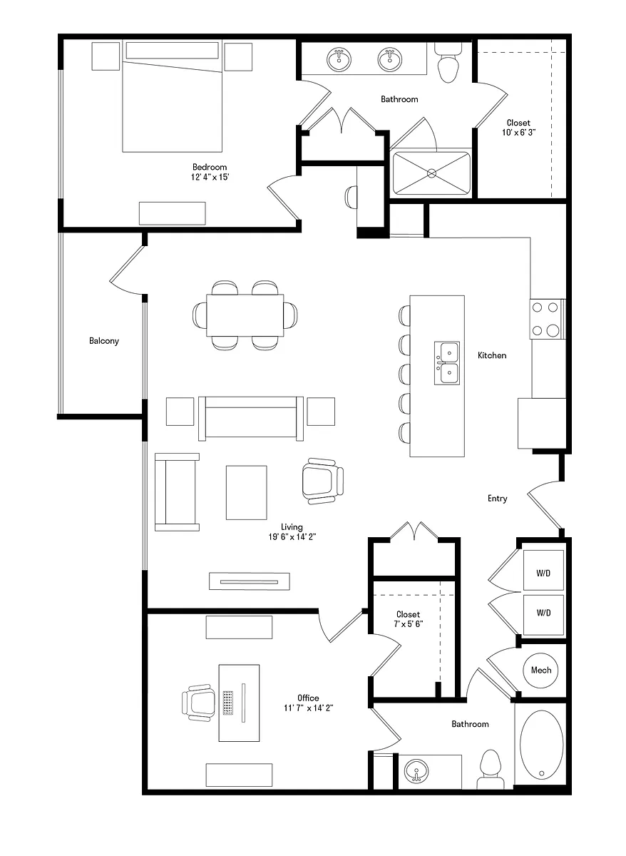 Floor plan Teak