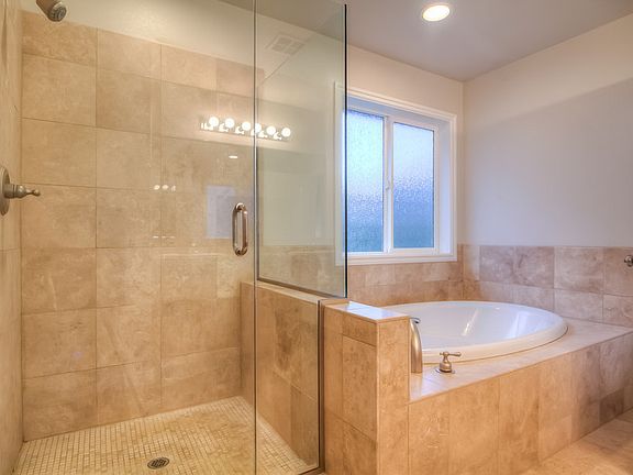 Travertine in Master bath