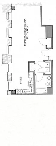 Floor plan Studio