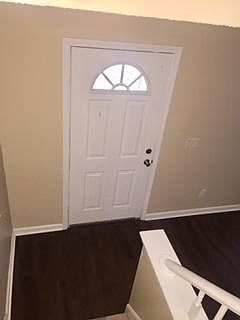 Front door view from steps