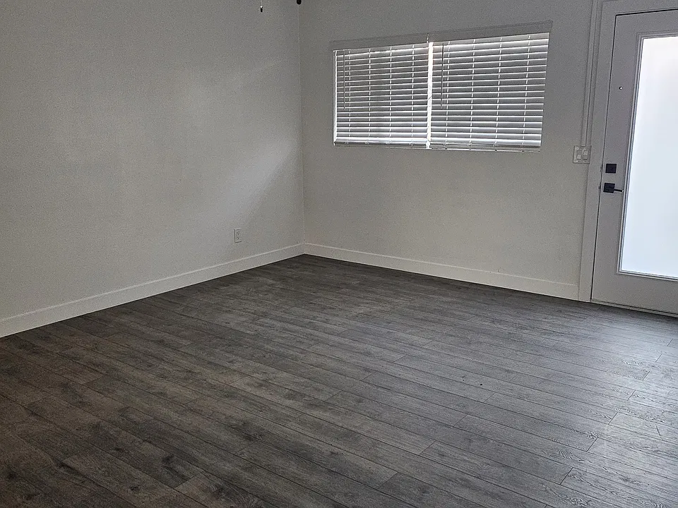 New flooring in living area