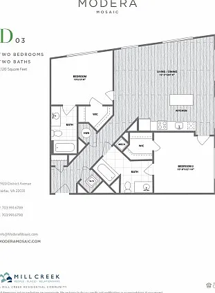 D03 - Two Bedroom Two Bath D03 - Two Bedroom Two Bath