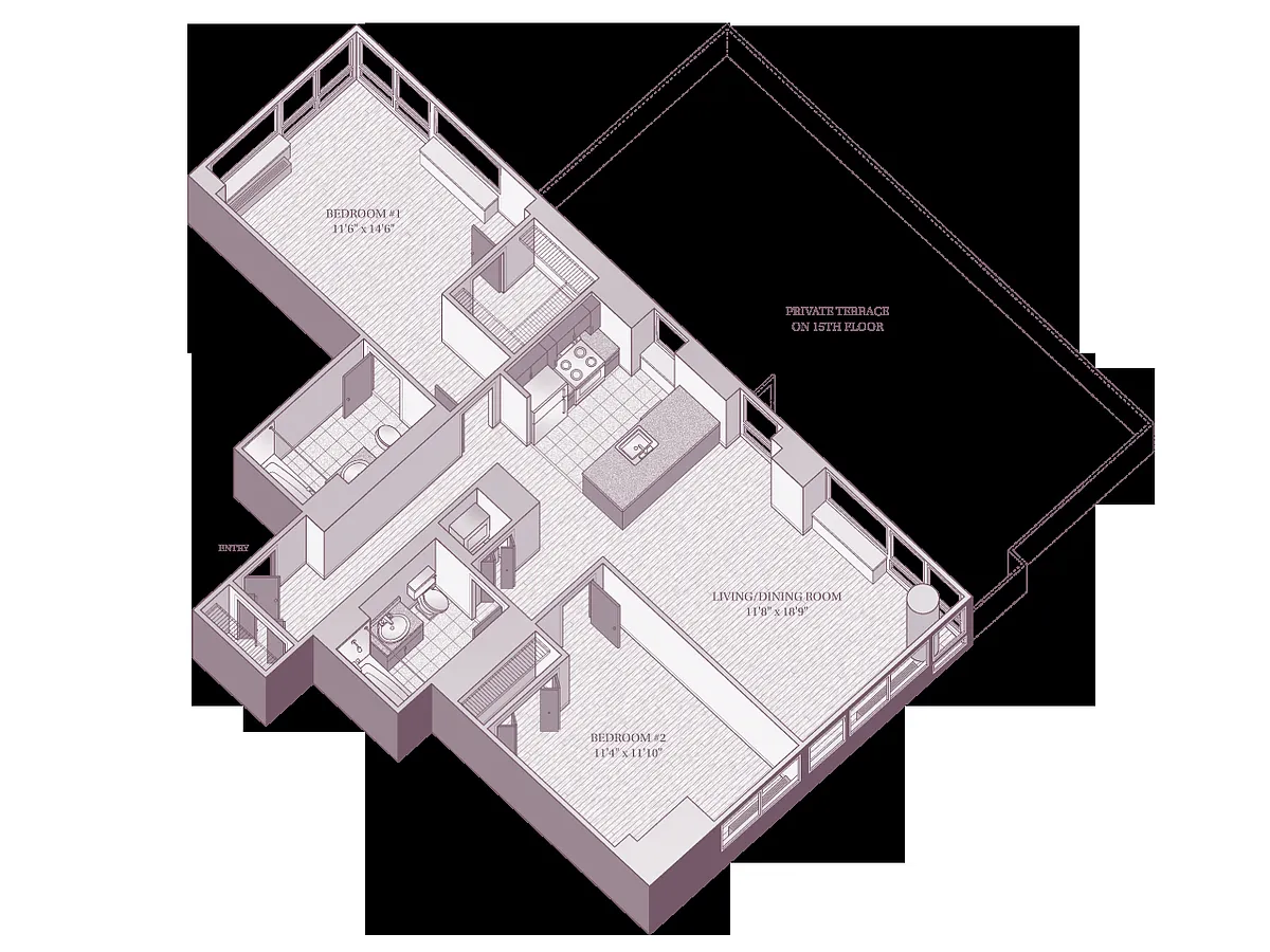 Floor plan B3