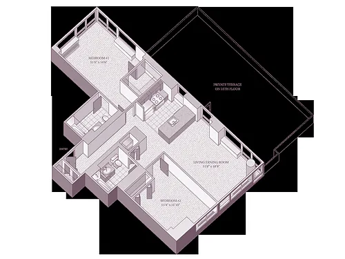Floor plan B3