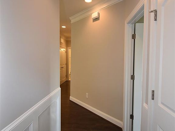 Entrance with wainscoting