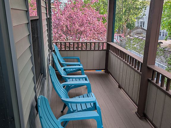 Back porch (chairs are included if you want them)