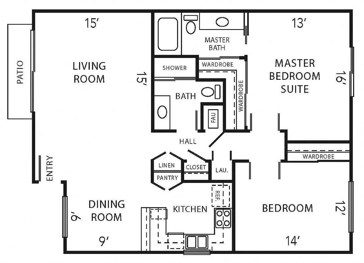 Floor plan Cottonwood