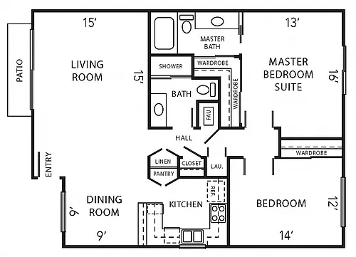 Floor plan Cottonwood