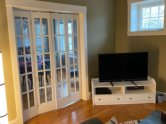 French doors close for privacy/studying/etc