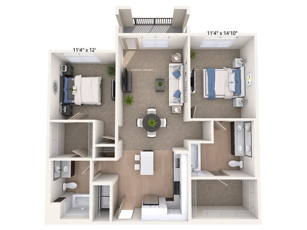 Floor plan B10-E-Two