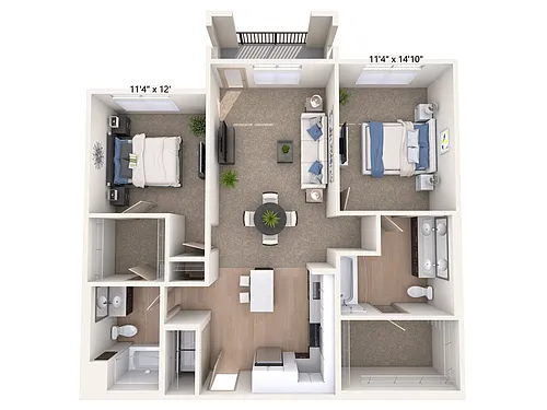 Floor plan B10-E-Two