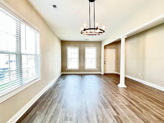 Formal dining and living rooms