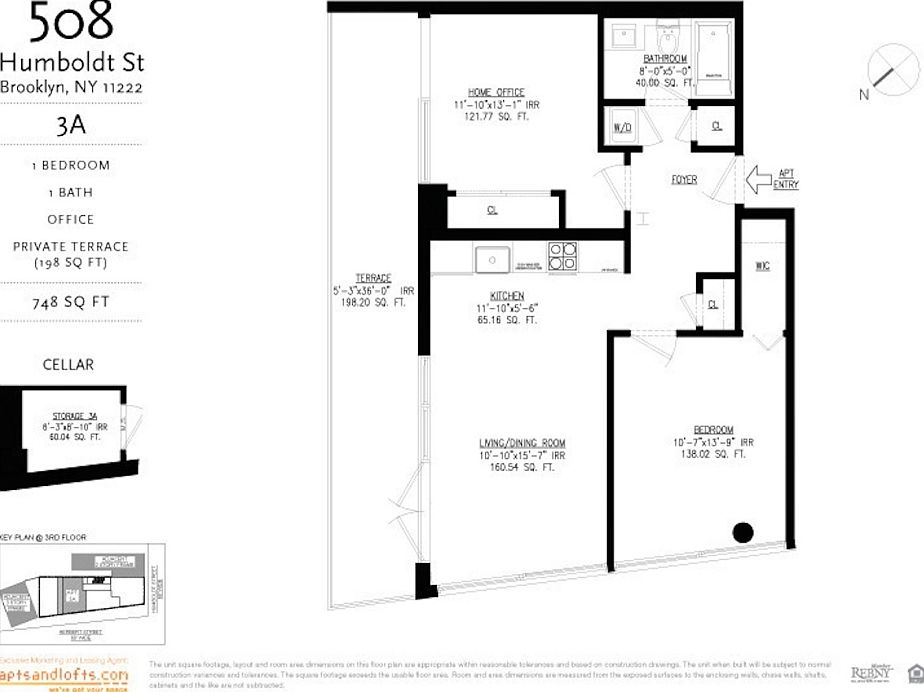 2nd image of 508 Humboldt St APT 3A