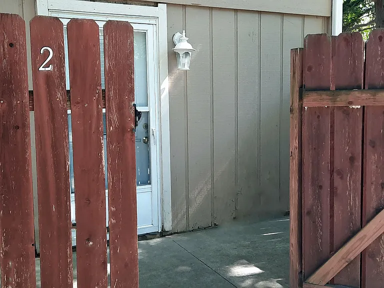 ...a private entrance...