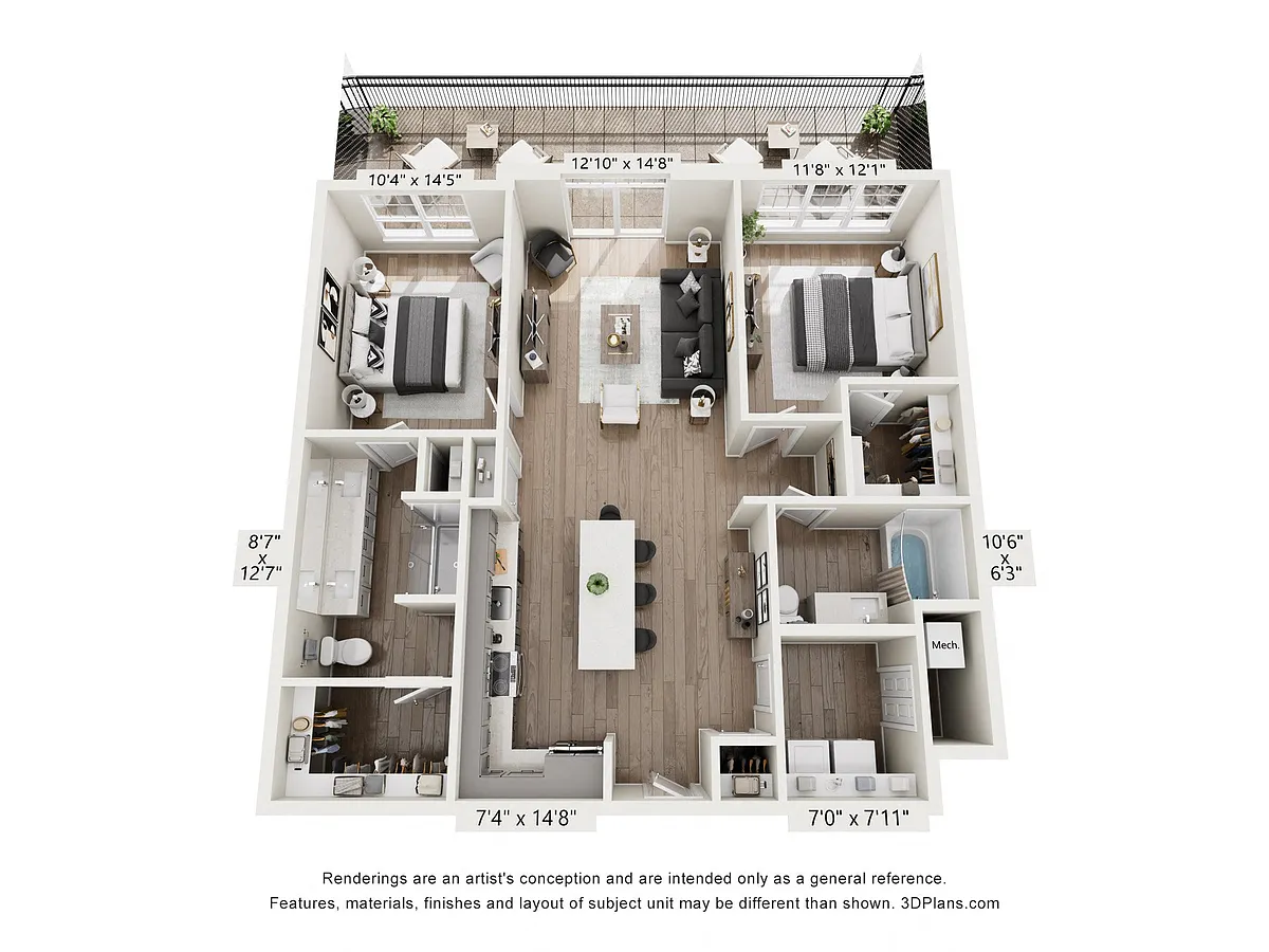 Floor plan Kohlman Style G