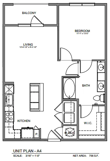 Floor plan A4