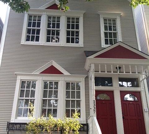 Front of building