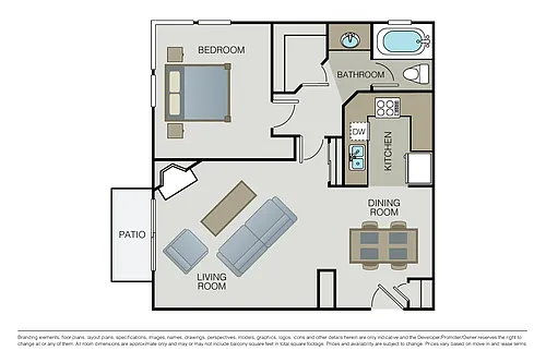 Floor plan Plan 1B