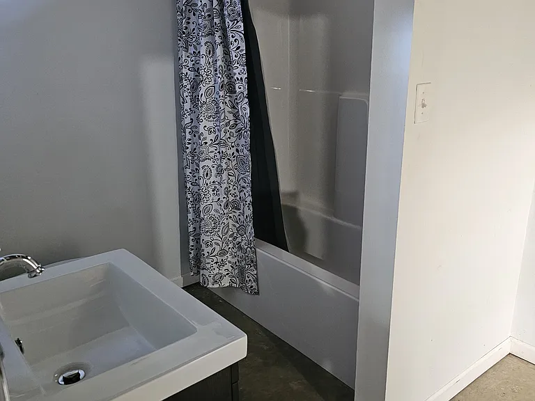 Basement bathroom