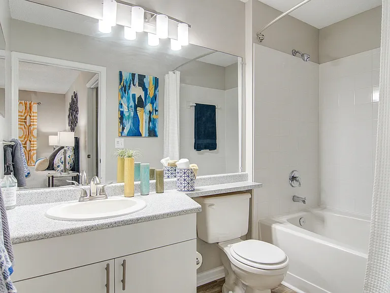 En-suite bathroom with soaker tub En-suite bathroom with soaker tub