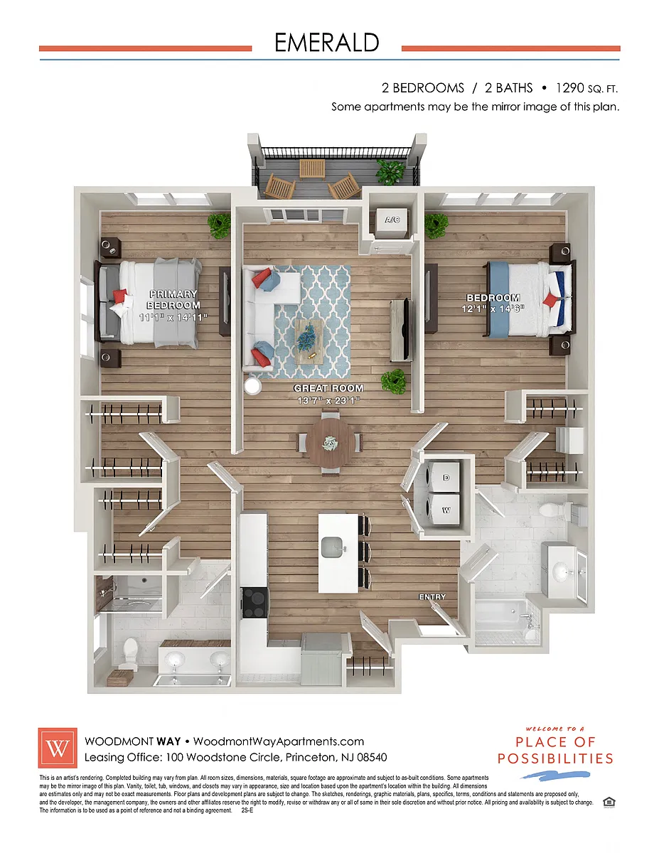 Floor plan Emerald
