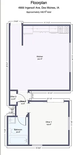 Floor plan Ingersoll Park Apartments