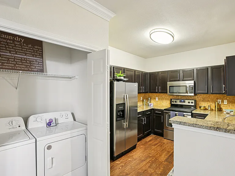 Enjoy the convenience of a full-size washer and dryer in every home at Providence Uptown, Houston's premier apartment community.