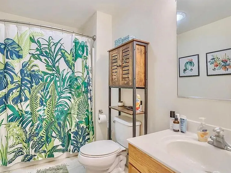 2 full baths upstairs, 1 ensuite. Half bath downstairs.