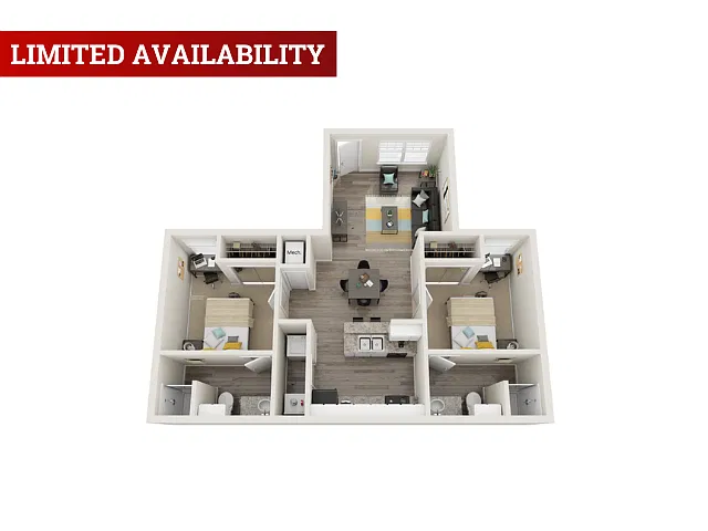 Floor plan The Redbird Corner