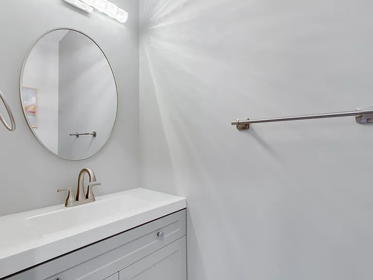 Main level half bath