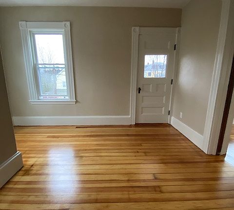 Foyer and door to front porch