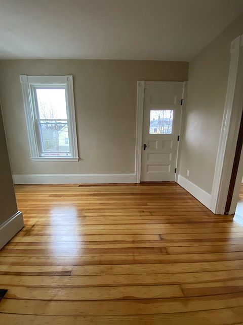 Foyer and door to front porch