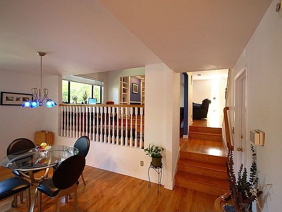 Steps to office area