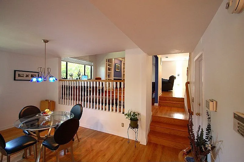 Steps to office area