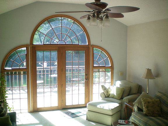 Windows in living room