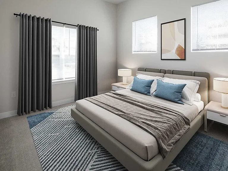 Phase II Apartment Home Bedroom