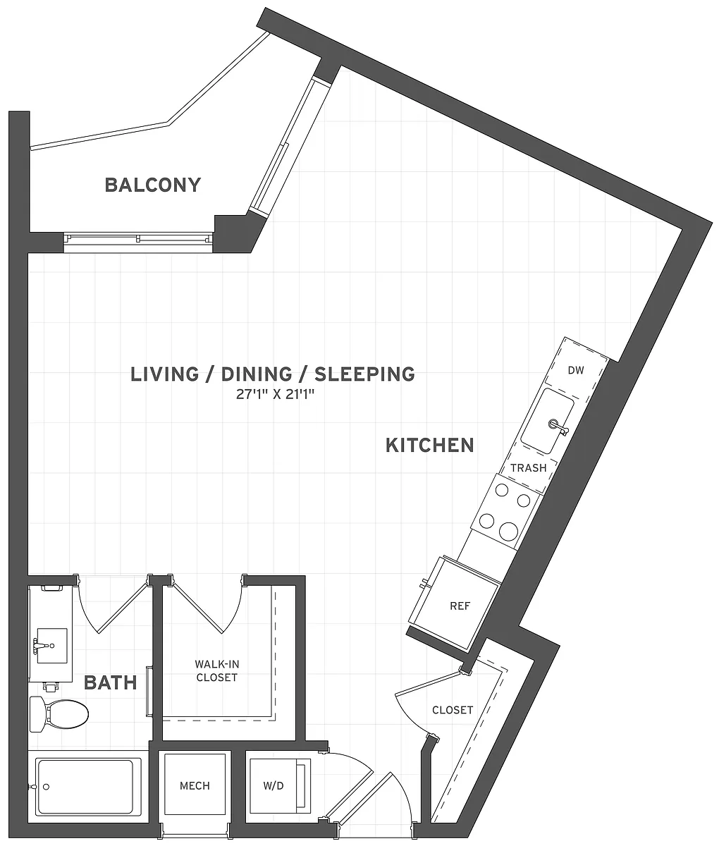 Floor plan Studio-S4