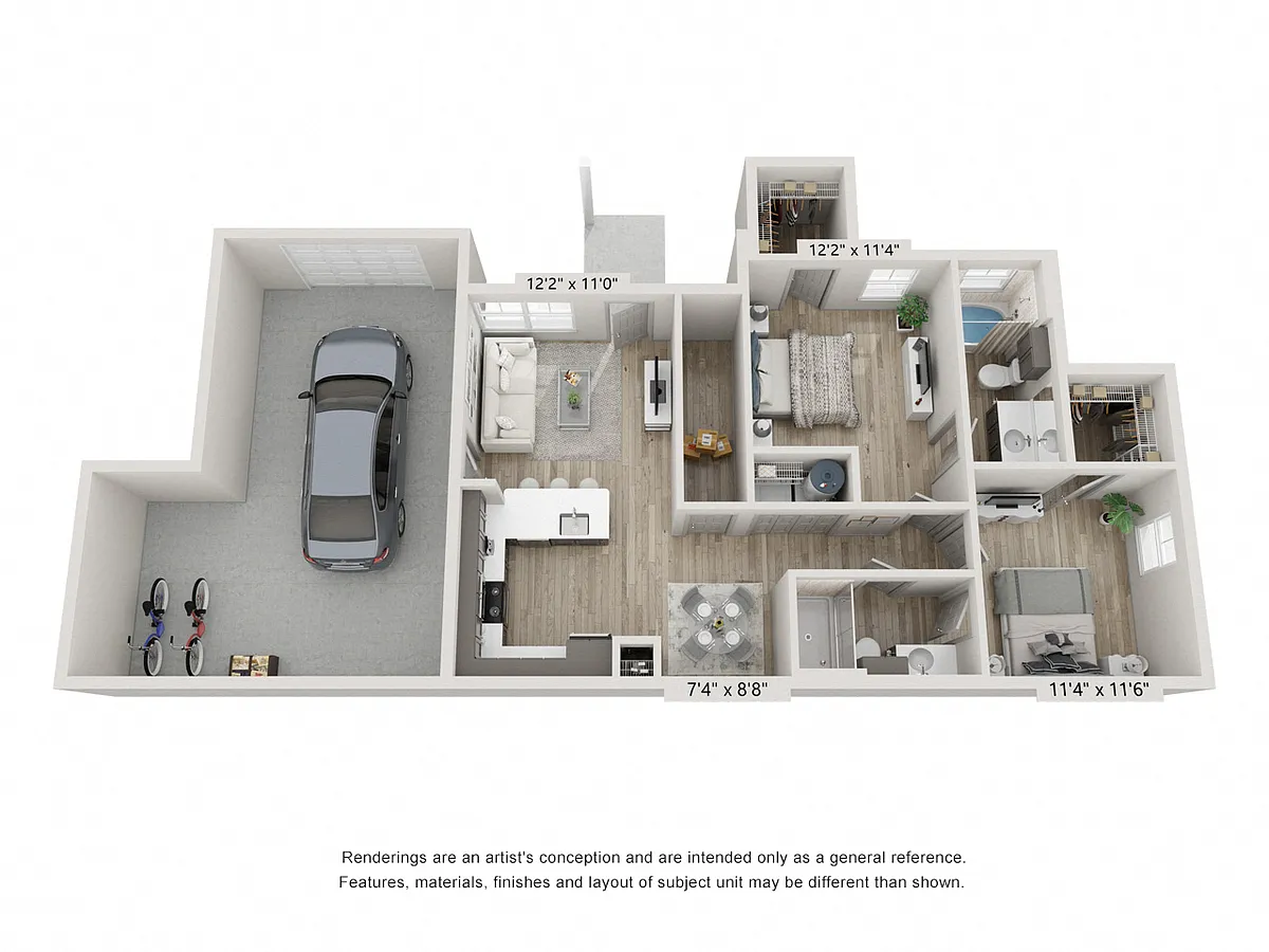 Floor plan B1b - Garage