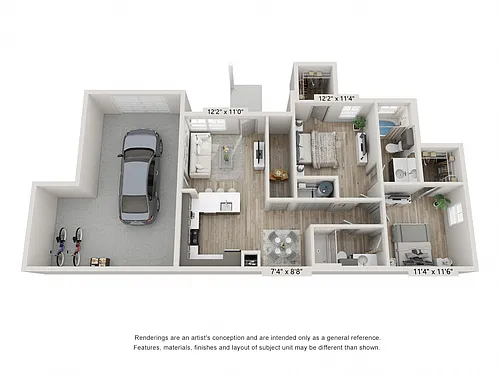 Floor plan B1b - Garage