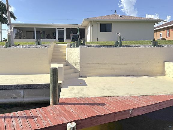 Private dock view. Waterfront sitting area is longer than the house.